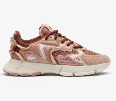 Lacoste L003 NEO Women's Sneakers Pink / Off White. US Sizes 6.5, 7, 7.5, 8 - Image 1 of 4