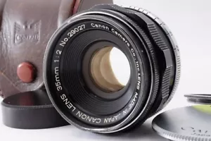 Canon Lens 35mm f/2 Wide Angle MF Lens L39 LTM Leica Screw Mount From Japan - Picture 1 of 18