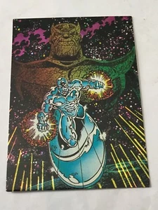 THE SILVER SURFER SERIES card 45 GENOCIDE MARVEL METAL ALL PRISM - Imagen 1 de 1
