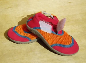 Swim School Youth Girls Swim School Size Medium 7-8 Pink Orange - Picture 1 of 6