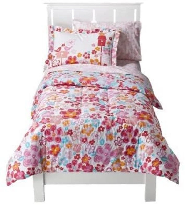 Juego de edredón Circo Blossom - Aqua/Coral - COMPLETO Foto 1 de 1