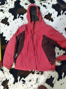 Land End Squall Mädchen Große 14+ rot Fleece gefüttert wasserdicht Kapuze Wintermantel - Bild 1 von 6