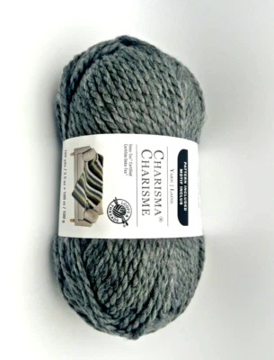Charisma Loops & Threads CHARCOAL Dark Grey Yarn Acrylic Lot 1053 3.5 oz 109 yds - Image 1 of 4