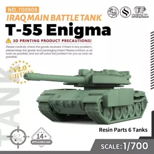 SSMODEL SS700908 1/700 Militär Modellbausatz Irak T-55 Enigma Kampfpanzer - Bild 1 von 5