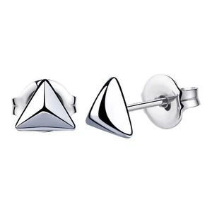Titanium Earrings Geometric Triangle Stud Earrings, Hypoallergenic for Sensitive - Picture 1 of 7