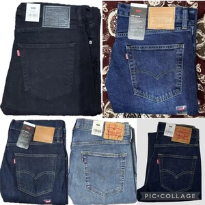 New Levis 511 Mens Slim Fit Jeans Dark Hollow,black,blue Clearnce Stock All Size - Picture 1 of 27