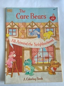 Libro para colorear Care Bears vintage 1984 All Around The Neighborhood - Imagen 1 de 4