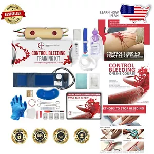 20-teiliges Stop the Bleed Trainingsset mit Simulationsarm und Onlinekurs - Bild 1 von 7