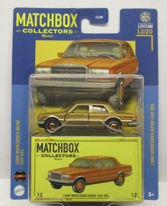 2024 MATCHBOX COLLECTORS Y CASE 1980 MERCEDES BENZ 450 SEL 12/20  - Bild 1 von 2
