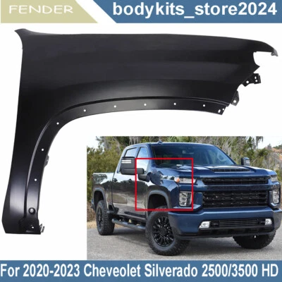 For 2020-2024 Chevrolet Silverado 2500HD 3500 HD Front Passenger Side Fender - Image 1 of 4
