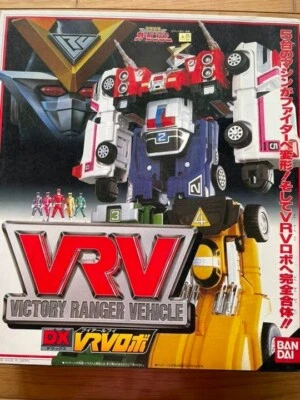 DX VRV Robo Megazord Carranger Power Rangers Rescate Bandai Japón Sentai Foto 1 de 4