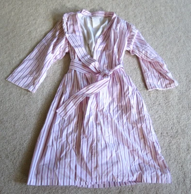 Camisón Pluto Lencería Rosa Brice a Rayas con Envoltura de Corbata Talla 40 Foto 1 de 4