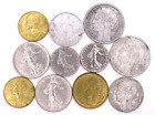 Lot (11) France Coins - Circulated Currency World