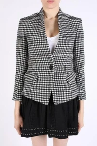 ISABEL MARANT ETOILE 161559 Women's Lardy 3/4 Sleeves Tweed Jacket Sz. 38 - Picture 1 of 3