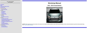 2012 2013 2014 Ford Focus und Elektro Service Reparaturanleitung USB Multi Fahrzeug - Bild 1 von 9