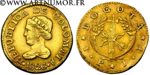 Colombia - 1 Peso 1826 Bogota (NMO475) - Picture 1 of 1
