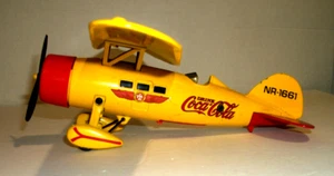 ****VINTAGE****1994 Ertl 1929 Lockheed Air Express Coca Cola Coin Bank Airplane - Picture 1 of 6