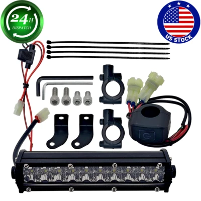 Kit de iluminación de barra de faros LED Plug&Play para Honda CRF250R CRF450 XR50 CRF230F Foto 1 de 4