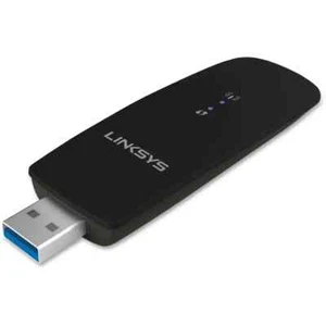 Linksys - AC1200 Dual-Band Wi-Fi 5 USB 3.0 Adapter - Black - WUSB6300 - Open Box - Picture 1 of 1