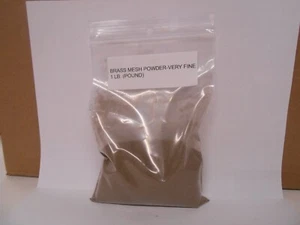 Polvo de metal de latón malla muy fina 1 lb. - Imagen 1 de 2