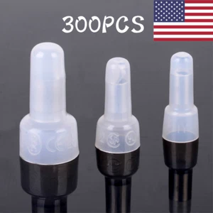 Terminal conector cable calibre 300 un. Tapa crimpada de extremo cerrado12-10 16-14 22-18 AWG - Imagen 1 de 10