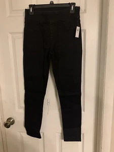 Nuevo con etiquetas Mujer Talla 4 Corto Antiguo Azul Marino Tiro Medio Rockstar Super Delgado Jeggings - Imagen 1 de 4