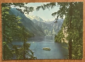 View From Malerwinkel To The Konigssee, Germany, Vintage Chrome Postcard - Picture 1 of 2
