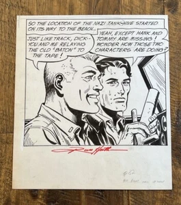 All American Men of War #82 (1960) SIGNED Russ Heath Partial Page Original Art - Picture 1 of 19