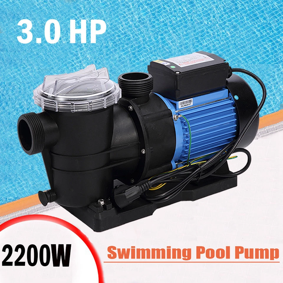 3.0 HP Generic Swimming Pool Pump Motor  In/Above Ground For Hayward w/Strainer - Image 1 of 4