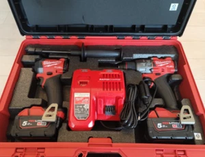 Juego combinado Milwaukee M18 FPP2A3-502P 18V GEN4 FPD3 FID35 AhX2 - Imagen 1 de 1