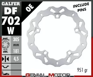 Galfer Front Brake Disc WAVE FIXED 305x4.5mm BMW R 1200 GS 2004>2008 - Picture 1 of 1