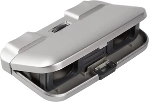 Kenko 25 caliber flat-panel fold-down silver binoculars Japan - Picture 1 of 6