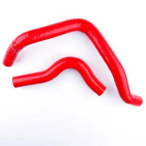 For HONDA CRX/CIVIC VTI EG6/EG9 B16A SILICONE RADIATOR COOLANT HOSE KIT RED - Bild 1 von 5