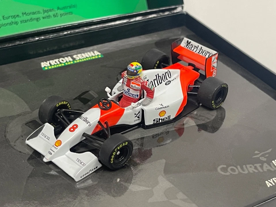 1/43 Minichamps McLaren MP-4/8 1993 Australian GP Senna's 41st & Last win  AZF10 - Image 1 of 4