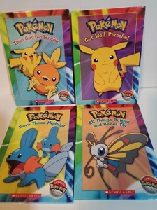 Pokemon Masters Club Scholastic Books. Set Of 4 (2004) VG - Picture 1 of 9