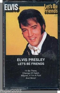 Elvis Presley - Let's Be Friends - New 1985 Cassette Tape! Movie Songs! - Imagen 1 de 2