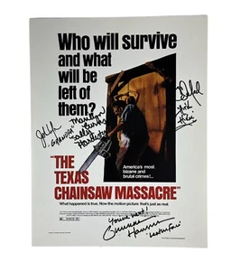 Texas Chainsaw Massacre Gunnar Hansen Signed Autographed 8.5x11 Photo Poster - Picture 1 of 4