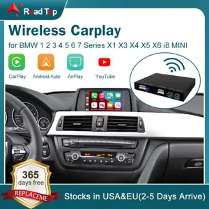 Adatto per kit di retrofit wireless CarPlay BMW F11 F12 F21 F30 F31 X1-X6 CIC NBT EVO - Foto 1 di 22