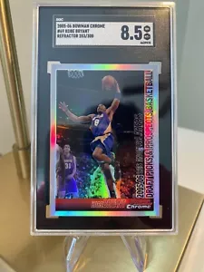 2005-06 Bowman Chrome #69 Kobe Bryant Refractor #283/300 SGC 8.5 NM MT+ - Picture 1 of 2