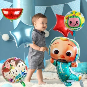 Cocomelon Foil Balloons Party Decorations Balloon Kids Birthday Party Supplies - Picture 1 of 70