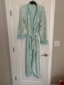 Vintage New York Eve Stillman Couture Ladies Robe Floral Long - Picture 1 of 3
