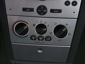 For Opel Meriva A 2002-2010 Polished Aluminum Rings for Heating Control Panel x3 - Picture 1 of 10