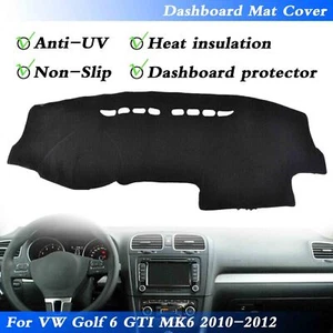 Dash Mat Dashboard Cover Dashmat For VW Golf 6 GTI R MK6 2010 - 2012 AM - Picture 1 of 4