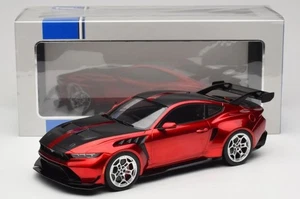 2025 FORD USA MUSTANG GTD 5.2L V8 COUPE RED & BLACK 1:18 SCALE - Picture 1 of 6