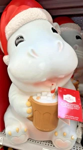 WEIHNACHTEN BABY Nilpferd BLASFORM 25" BELEUCHTETER GARTEN DEKOR NEU Neu mit Etikett Holiday Time - Bild 1 von 7