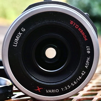 Panasonic Lumix G X Vario Power Zoom 14-42mm f/3.5-5.6 ASPH Power O.I.S. Clean - Image 1 of 4