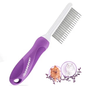 Grooming Comb for Dogs and Cats with Matted Hair, Detangling Pet Purple - Picture 1 of 7