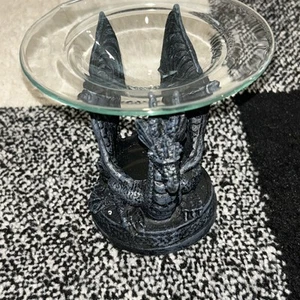 Elegant Expressions Dragon Tea Light Oil Warmer Medieval Gothic 4.5"  - Picture 1 of 9