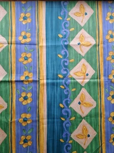Vintage "Exclusive Design Hannah" Fabric 1.6m Bright, Fresh Provencal Colours - Picture 1 of 13