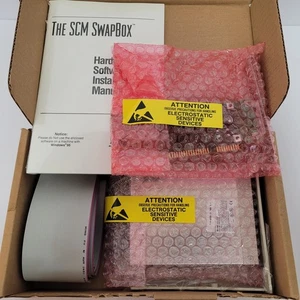 VINTAGE NOS SCM MICROSYSTEMS SWAPBOX ISA SCSI PC CARD ADAPTER KIT SBI-D2P - Picture 1 of 4
